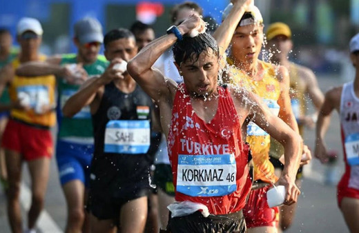 Milli atlet Salih Korkmaz, 2024 Paris Olimpiyat Oyunları'na kota aldı!