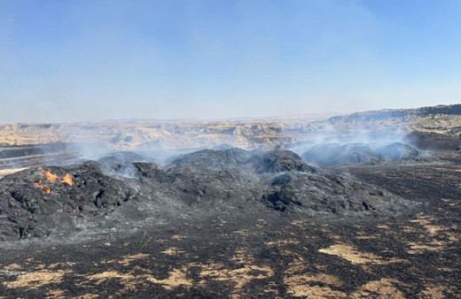 Batman’daki anız yangını 10 saat sonra kontrol altına alındı!