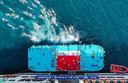 35. Samsung Boğaziçi Kıtalararası Yüzme Yarışı, İstanbul'da yapıldı