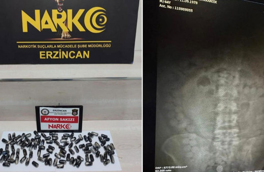 Midesinde Afyon sakızı taşıyan İran uyruklu kişi tutuklandı!