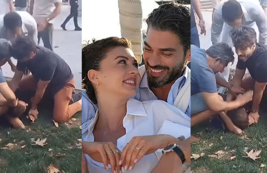 Ruhun Duymaz dizisi gerçek oldu! Şükrü Özyıldız AVM'de kapkaççı yakaladı! Kafes dövüşü yapmış