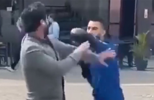 Kur'an'ı yakan Salwan Momika'ya sokakta dayak! Kurgu mu gerçek mi?