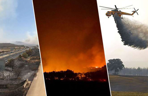 Korkunç! Yunanistan'da yanan ormanda 18 kişinin cesedi bulundu! Kaçak göçmenlermiş