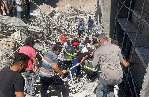 Nevşehir'de inşaat iskelesi işçilerin üzerine çöktü! 1 ölü 2 yaralı