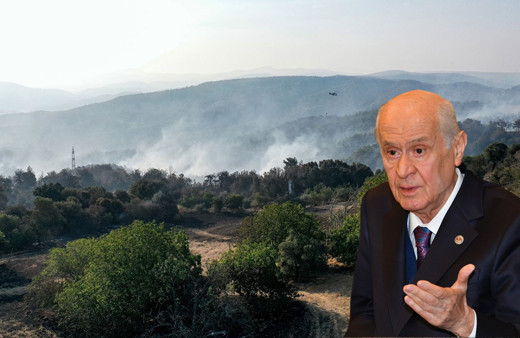 Devlet Bahçeli'den Çanakkale'deki orman yangınlarıyla ilgili iddiaya sert çıktı: Sefil ve şerefsiz bir bühtandır