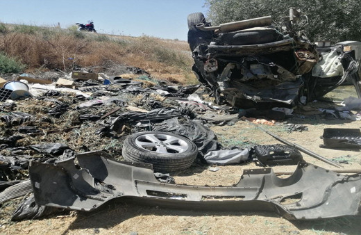 Isparta'da korkunç kaza! Takla atan otomobilde 2'si ağır 4 kişi yaralandı