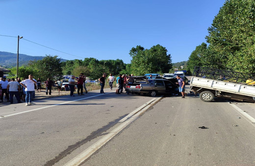Ordu'da feci kaza! Otomobil ile kamyonet çarpıştı: 1 ölü