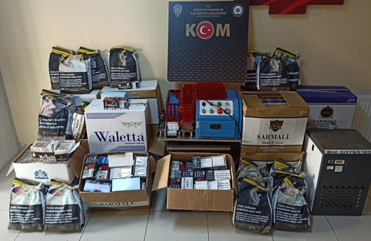 Kocaeli'de makaron operasyonu! 72 bin 77 dolu ve boş makaron ele geçirildi