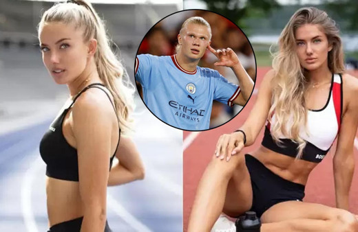 "Dünyanın en seksi sporcusu" Alica, Haaland'a meydan okudu: Onu mahvederim