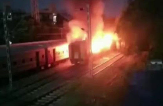 Yolcu treninde yangın: 9 kişi öldü, 20 kişi yaralandı!