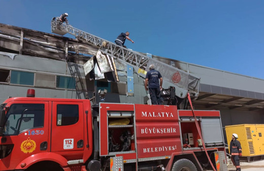Malatya'da OSB'de çıkan yangınlar söndürüldü!