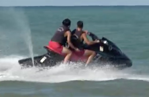 Ordu'da serinlemek için girdikleri denizde ölümden döndüler!