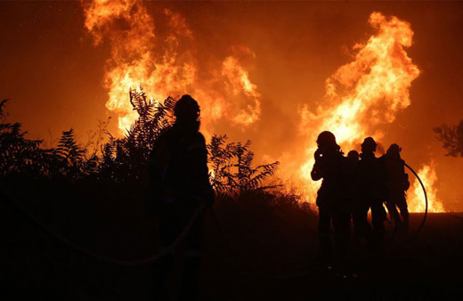 20 göçmen orman yangınında feci şekilde can verdi! Son anları ve yalvarışları kameraya böyle yansıdı