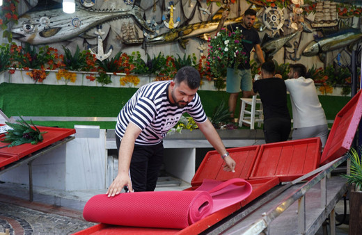 Edirne'de balıkçılar av sezonu öncesi tezgahlarını hazırlıyor