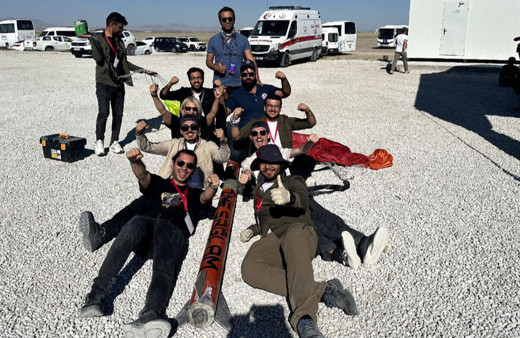 Gaziantep Üniversitesi öğrencileri ürettikleri roketle TEKNOFEST'te birinci oldu