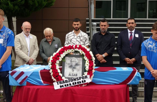 Trabzonspor'un kurucularından Nizamettin Algan için tören düzenlendi