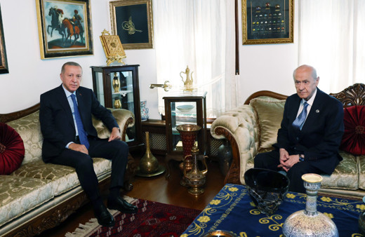 Cumhurbaşkanı Erdoğan ile MHP lideri Devlet Bahçeli'den 50 dakikalık sürpriz görüşme