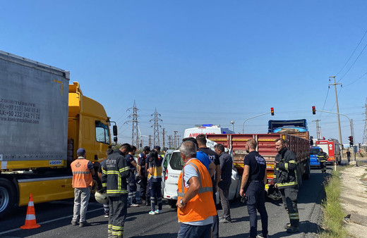 Tekirdağ'da acı kaza! Araçta ölen şahısı gören sürücü gözyaşlarına boğuldu