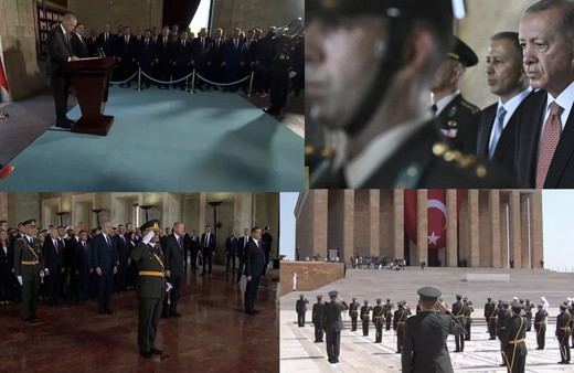 Devlet erkanından Anıtkabir ziyareti! Erdoğan Anıtkabir özel defterini imzaladı