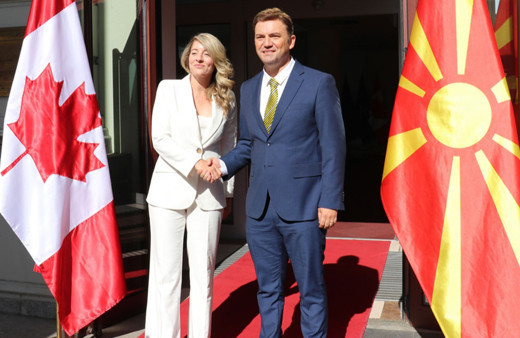 Kanada Dışişleri Bakanı, Kuzey Makedonya'yı ziyaret etti!