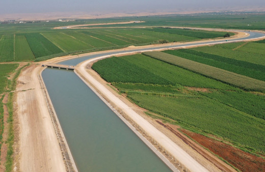 Nehir gibi akıyor! Şanlıurfa ve Mardin tarlalarına Fırat suyu!