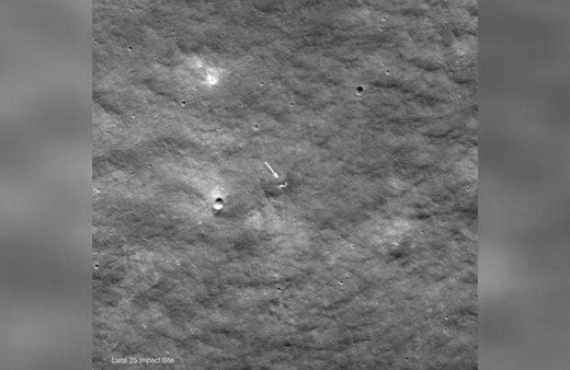 Rusya’nın Ay yüzeyine çarpan uzay aracı 10 metre çapında krater oluşturdu