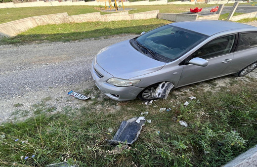 Sakarya'da sokak köpekleri park halindeki otomobili parçaladı!