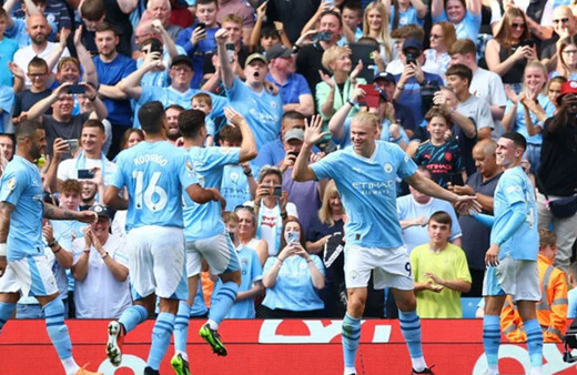 Haaland'ın tarihe geçtiği maçta Manchester City, Fulham'a fark attı