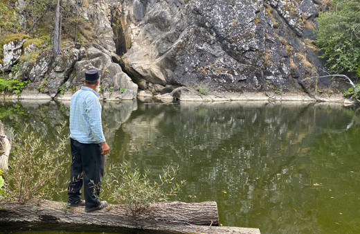 Kastamonu Taşköprü'de görenler mest oluyor! Ağaçların arasında saklı havuz