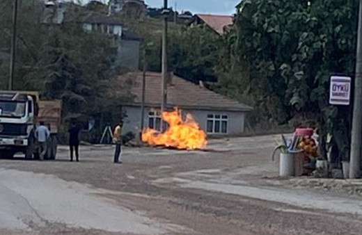 Sakarya’da doğal gaz hattında patlama: 1 işçi yaralandı