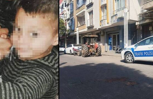 Minik Eymen babasının kullandığı traktörün altında kaldı