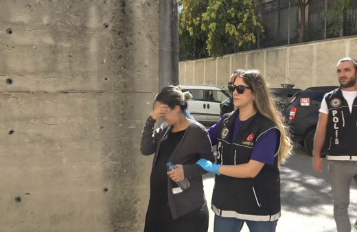 Bursa'da 9 aylık hamile torbacı iş üstünde yakalandı!