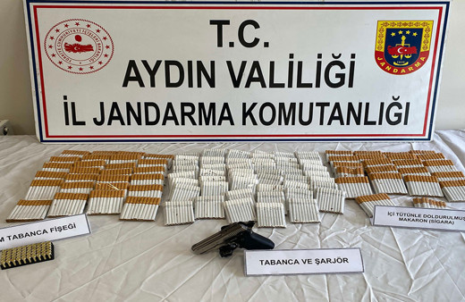 Aydın'da jandarmadan kaçak sigara operasyonu!