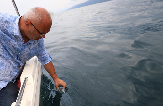 Rize Çayeli açıklarındaki petrol potansiyelinin belirlenmesi için örnekler alındı