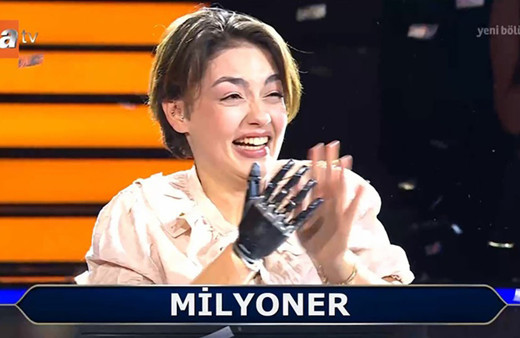 Kim Milyoner Olmak İster'in şampiyonu Rabia'nın protez kolunu Turkuvaz medya yaptıracak