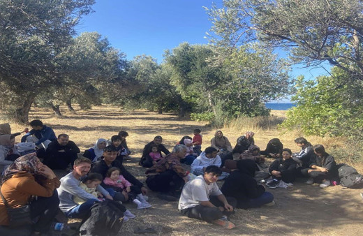 Çanakkale'de köyde göçmen operasyonu! 14 kaçak göçmen ile 1 göçmen kaçakçısı yakalandı