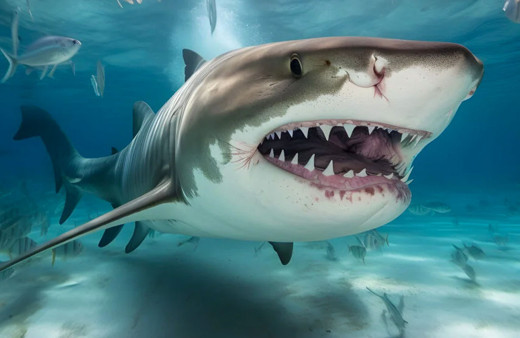 Mısır'da köpekbalığı kadına saldırdı plaj kapatıldı