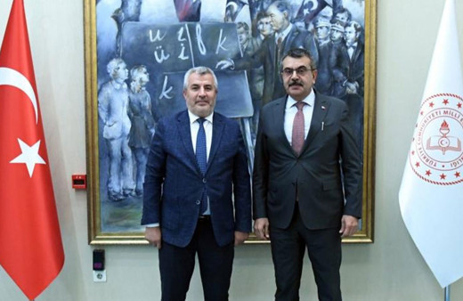 Milli Eğtim Bakanı, ÖSYM Başkanı'nı kabul etti