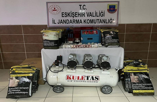 Eskişehir'de kaçak tütün operasyonu! 11 kilogram kaçak tütün ele geçirdi