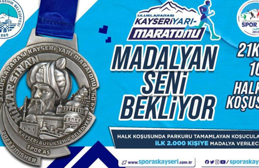 Kayseri'de 3. Uluslararası Yarı Maraton için heyecan başladı!