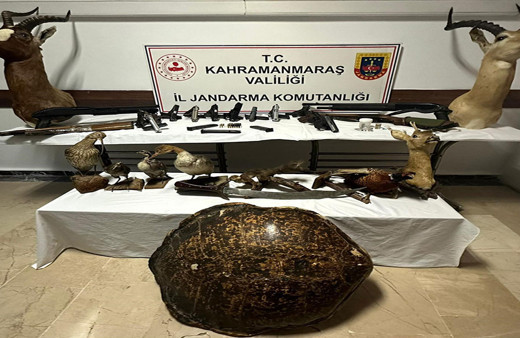 Kahramanmaraş'ta jandarmadan silah operasyonu! Evden cephanelik çıktı