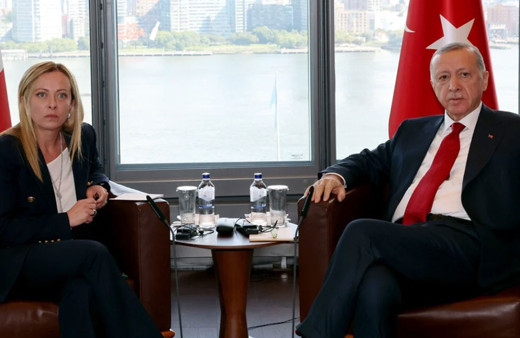 Cumhurbaşkanı Erdoğan, İtalya Başbakanı Meloni ile görüştü