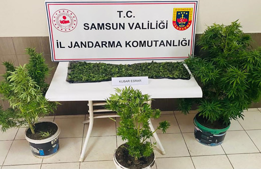 Samsun'da narkotik polis ekiplerinden uyuşturucu operasyonu!