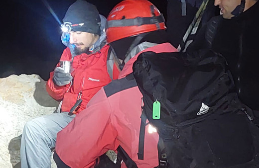 Erciyes'te mahsur kalan Polonyalı kurtarıldı! Zirveye izinsiz çıkıyordu