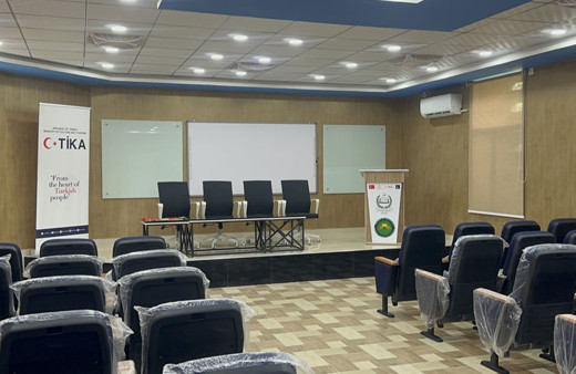 TİKA, Pakistan'daki Kaid-i Azam Üniversitesinde konferans salonu açtı
