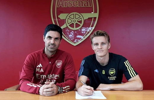 Arsenal, Martin Odegaard'ın sözleşmesini uzattı