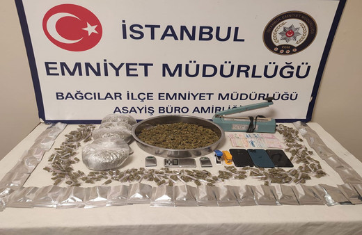 Bağcılar'da polis ekiplerinden uyuşturucu operasyonu!