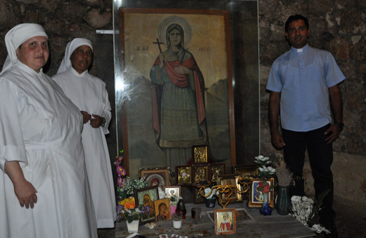 Mersin'deki Aya Tekla Yeraltı Kilisesi'nde ayin yapıldı