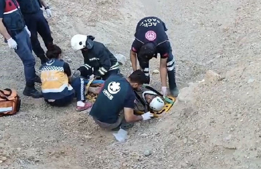 Çorlu'da maden sahasına düşen Fransız gezgin entübe edildi