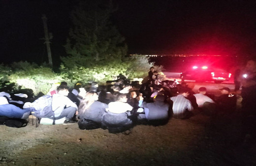 Muğla'da ormanlık alanda 111 düzensiz göçmen yakalandı!